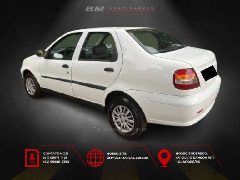 FIAT - SIENA - 2005/2006 - Branca - R$ 21.800,00