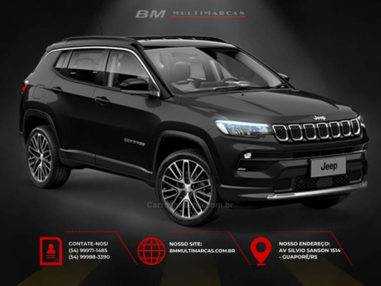 JEEP - COMPASS - 2021/2021 - Preta - Sob Consulta