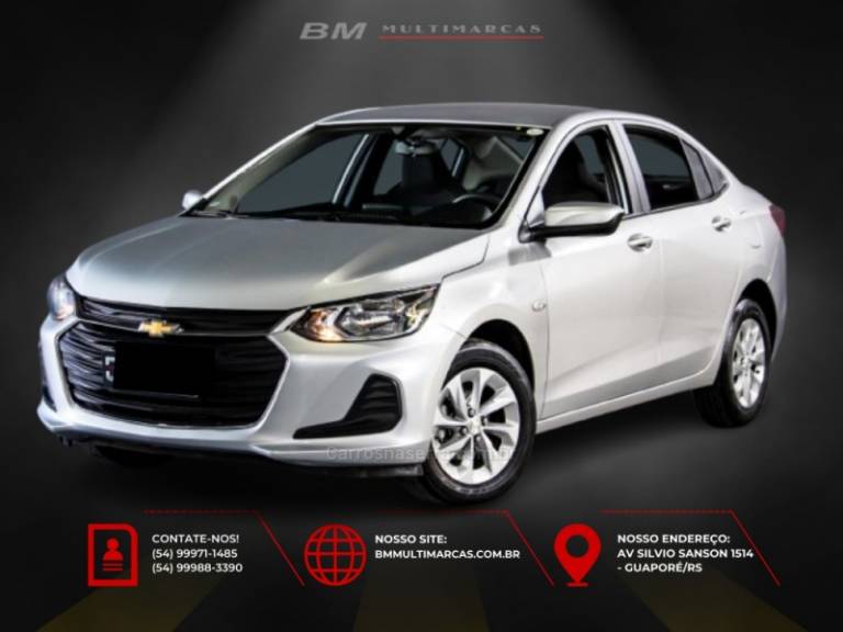 CHEVROLET - ONIX - 2023/2023 - Prata - R$ 89.800,00