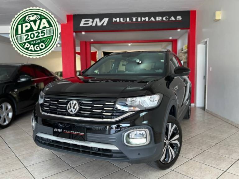 VOLKSWAGEN - T-CROSS - 2020/2021 - Preta - R$ 118.800,00